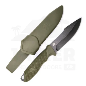 Cuchillo Montañista Odenwolf Wolf-I Survival Knife Hoja Completa 12cm